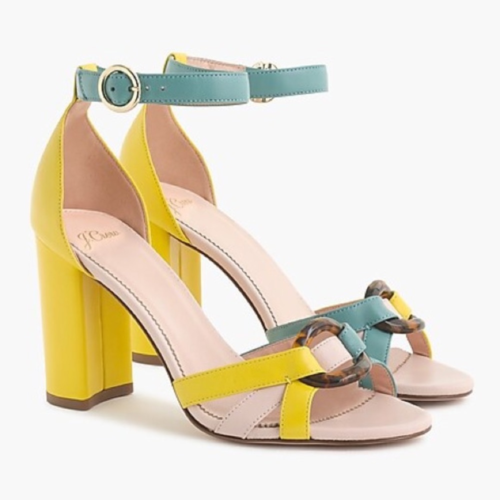 J.Crew Stella Heel With Ring Sandal